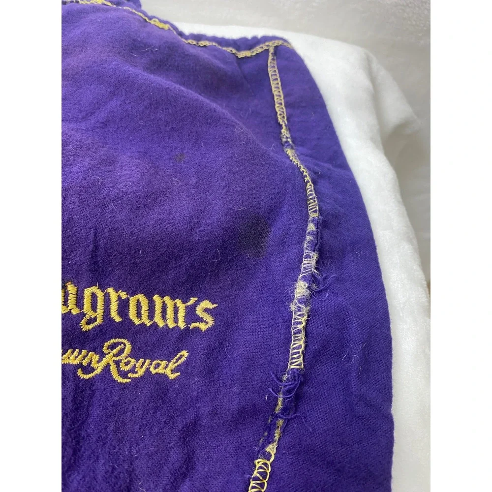 Lot of‎ 22 Seagrams Crown Royal Purple Velour Pouches